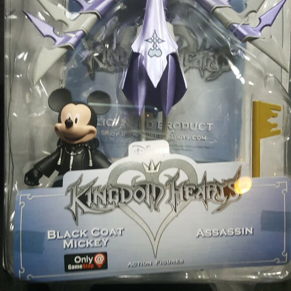 Kingdom Hearts Organization XIII Black Coat Mickey Assassin 2 Pack Disney Figure - Picture 2 of 5
